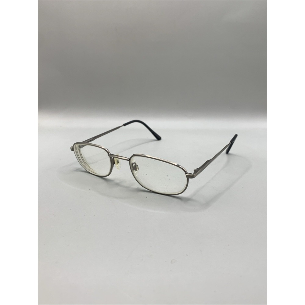 Randolph Eyeglasses RE350 48-21-140 Silver Metal Square Full Rim Frame Only
